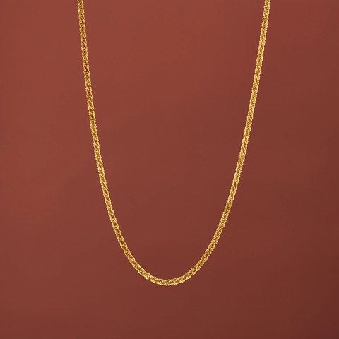 Glitzernde Titanstahl Halskette Minimalistisch Geometrisch Leicht Luxus Nicht Verblassen Schmuck Für Frauen