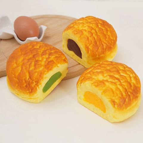 Προσομοίωση Ψωμάκι Ανανά Squishy PU Αργή Επαναφορά Παιχνίδι Ανακούφισης Στρες Αισθητηριακό Μοντέλο Φαγητού