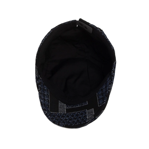 Vintage Houndstooth Patchwork Ivy Cap Verstelbare Polyester Flat Cap Retro Newsboy Hat Voor Heren Dames Accessoires