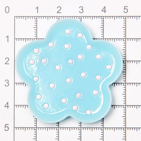 Miniature Dollhouse Plates Mini Tableware Simulation Food Trays Cute Polka Dot Star Flower Shape Plastic Resin Accessories Decor