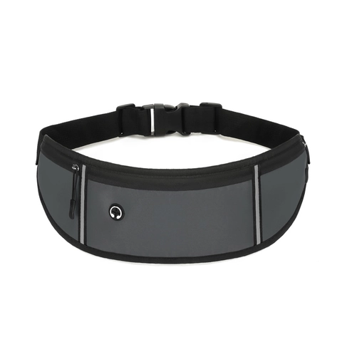 Oxford Cloth Running Waist Bag Waterproof Reflective Headphone Hole Multi-Pocket Outdoor Sports Fanny Pack For Men Women