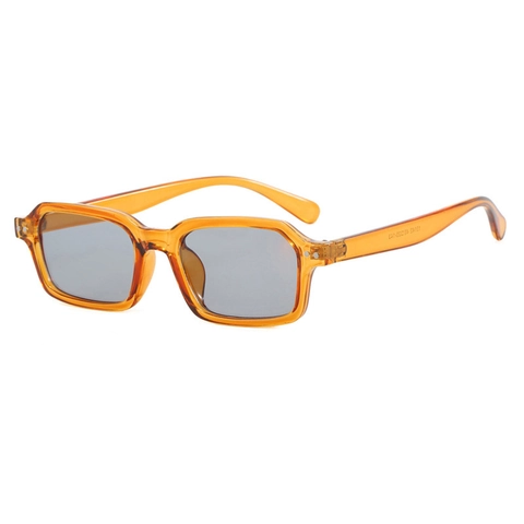 Vintage Rectangle Sunglasses For Women And Men UV400 Protection Retro Square PC Frame Fashion Streetwear Eyewear
