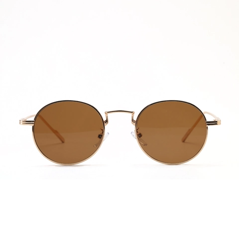 Occhiali Da Sole Rotondi Vintage Piccola Montura In Metallo Protezione UV400 Stile Hip Hop Retrò Per Uomini E Donne