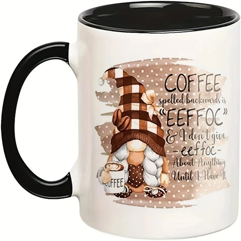 Keramik Knochenporzellan Kaffeetasse Lustiges Zwergenmuster Eeffoc Zitat Neuheit Büro Trinkgeschirr Geschenk