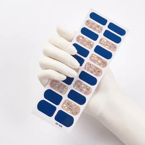 Full Cover Nail Stickers Self Adhesive Waterproof Resin Manicure Wraps Long Lasting DIY Art Decals For Women