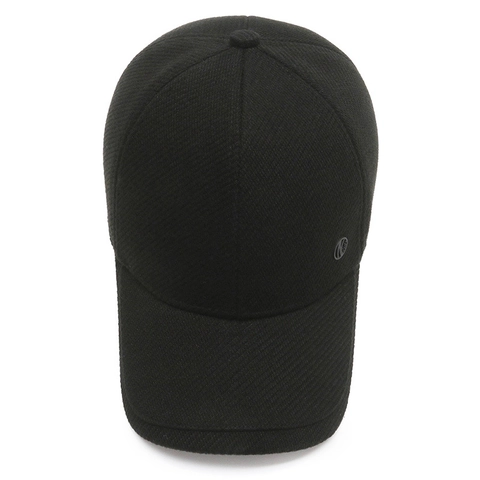 Men Winter Baseball Cap Acrylic Woolen Warm Windproof With Built-In Ear Flaps Adjustable Outdoor Vintage Hat
