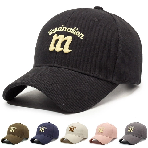 Cappello Da Baseball In Cotone Con Ricamo Fascination Visera Curva Regolabile Cappello Da Sole Vintage Unisex