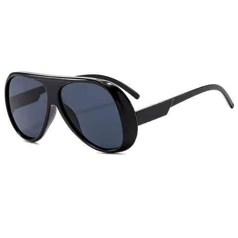 Occhiali Da Sole Oversize Moda Protezione UV400 Montura PC Retro Aviator Per Ciclismo All'aperto Guida Unisex Trend