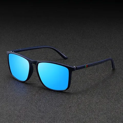 Gafas De Sol Polarizadas Cuadradas Hombres Mujeres Lentes TAC Montura PC Protección UV400 Moda Conducción Pesca Deporte