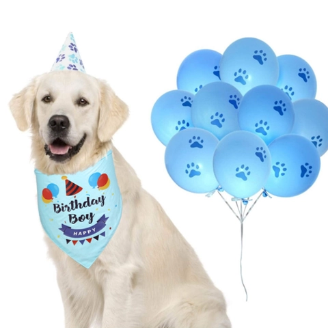 Bandana Di Compleanno Per Animali Cotone Sciarpa Triangolare Per Cani Gatti Festa Di Compleanno Accessorio Carino