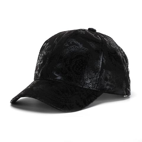 Honkbalpet Polyester Paisley Bloemen Jacquard Zonbescherming Buiten Casual Mode Verstelbaar Met Metalen Gesp