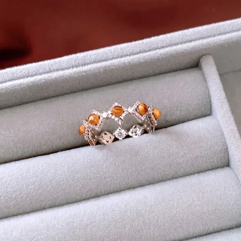Vintage Tigerauge Verstellbarer Ring Für Damen Kupfer Mit Zirkonia Eingelegter Geometrischer Ovaler Form Schmuck Zubehör