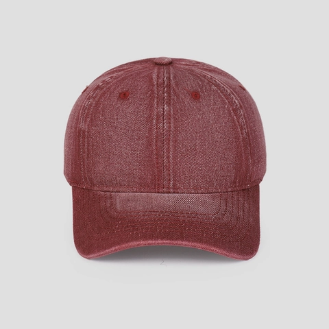 Berretto Da Baseball In Denim Lavato Distressed Vintage Regolabile Soft Top Protezione Solare Cappello Casual
