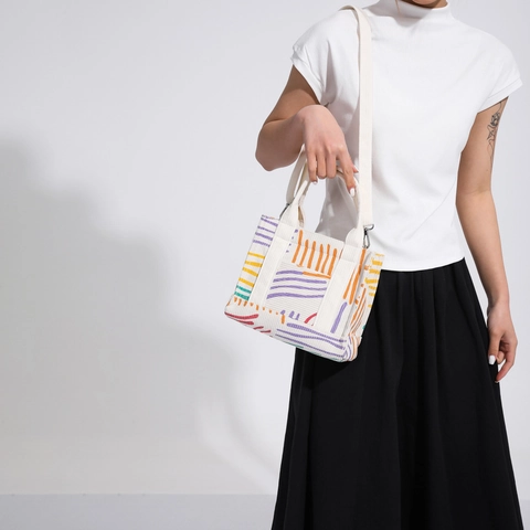 Bolso De Bandolera De Pana Estampado De Fresa Oso Carita Sonriente Bolso De Mano Informal Para Mujer Con Correa Ajustable