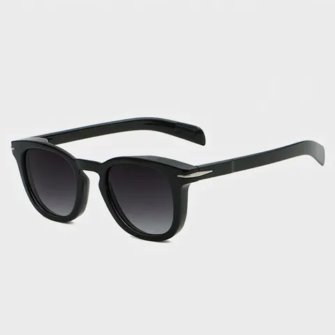 Lunettes De Soleil Carrées Rétro Pour Femmes Hommes Protection UV400 Monture PC Décor Flèche En Métal Vintage