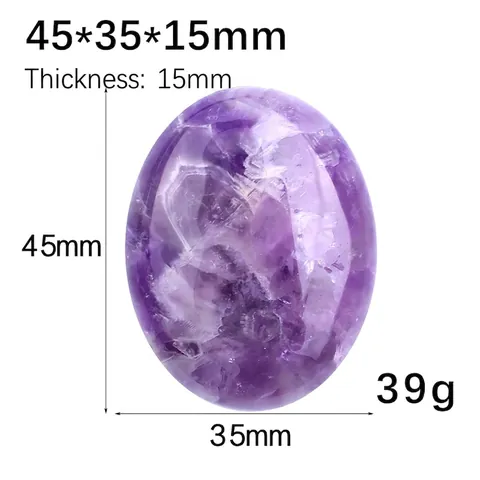 Natural Crystal Stone Polished Oval Shape Massage Stone For SPA Wellness Healing Home Decor Varieties