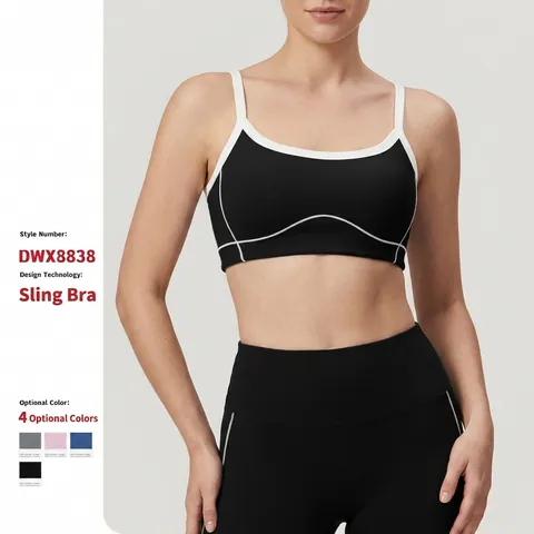 Yoga Sport BH Und Leggings Damen Hohe Taille U-Rücken Nacktes Gefühl Nylon Elasthan Atmungsaktiv Fitness Workout Outfits