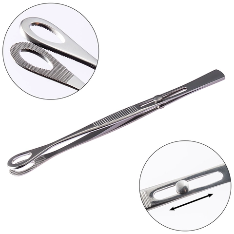 Professionelle Piercing-Zangen Aus Edelstahl Selbstsperrende Pinzette Körperpiercing Schmuck Werkzeuge Für Ohr Nase Zunge Septum Klemme