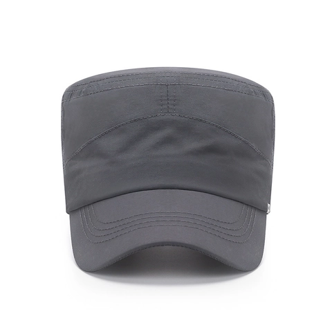 Herren Outdoor Schnelltrocknend Mesh Atmungsaktiv Flache Oberseite Hut Sonnenschutz Cadet Cap Sommer Leicht Militär-Stil Verstellbar Baseball Hut