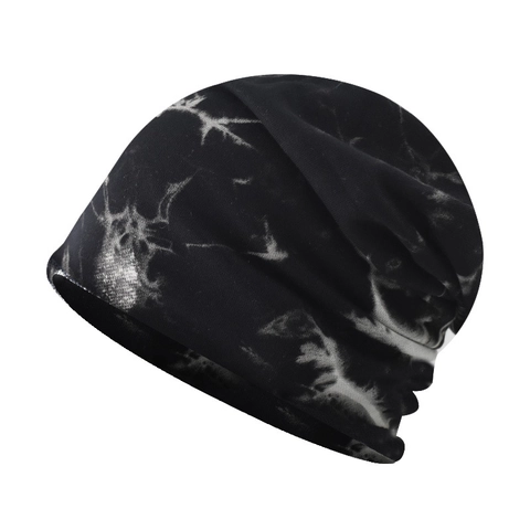 Tie Dye Beanie Mütze Baumwolle Strick Dünn Slouchy Skull Cap Für Herren Damen Casual Hip Hop Rollrand