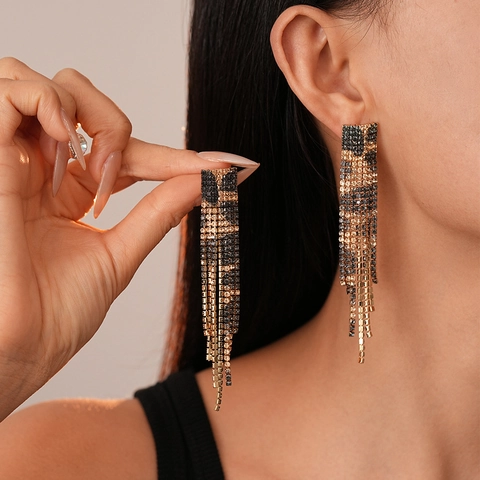 Boucles D'Oreilles À Pompon Imprimé Léopard Avec Tige En Argent 925 Collier Bracelet Bijoux De Mode Femmes