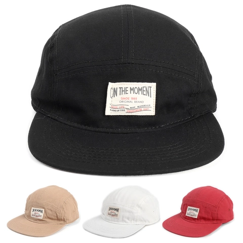 Gorra De Béisbol Panel Camper Sombrero Algodón Lona Ajustable Ala Plana Estilo Streetwear Para Hombres Mujeres Hip Hop