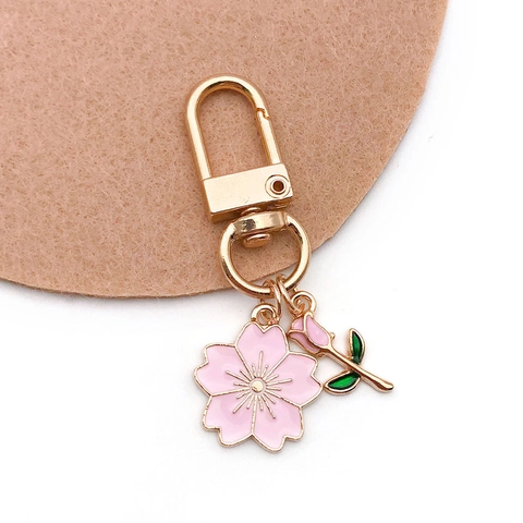 Ciondoli A Fiore Smalto Lega Di Zinco Pendente Floreale Gioielli Fai Da Te Collana Bracciale Ciliegio Margherita