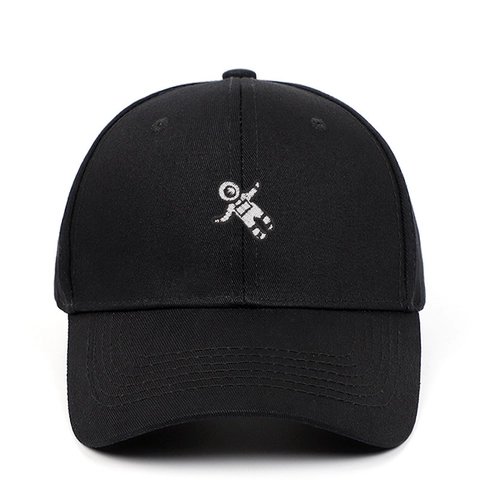 Cappello Da Baseball Con Ricamo Astronauta Cotone Regolabile Tesa Curva Parasole Casual Outdoor Per Uomo Donna