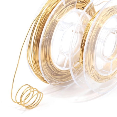 Stainless Steel Craft Beading Wire For Jewelry Making DIY Solid Metal Thread Shiny Flexible Accessory