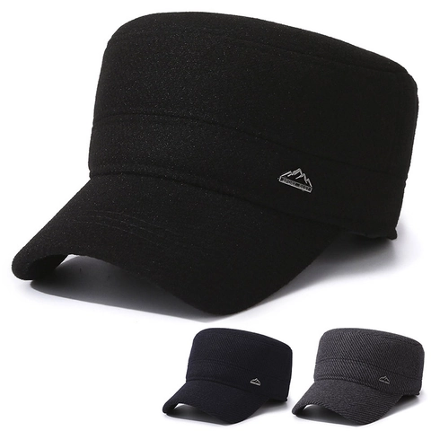 Cappello Militare Invernale Da Uomo In Lana Spessa Con Paraorecchie Caldo Antivento Regolabile
