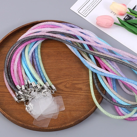 Glitter Phone Lanyard Crossbody Shiny Rhinestone Bag Replacement Chain Strap Anti Lost Universal For Women Girls