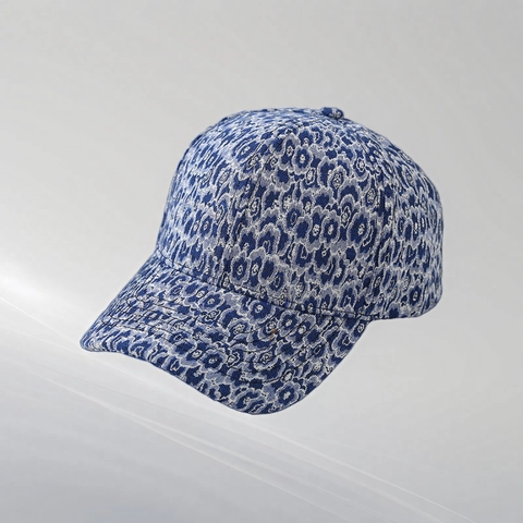Leopard Print Jacquard Baseball Cap Polyester Sun Protection Curved Brim Outdoor Urban Fashion For Women
