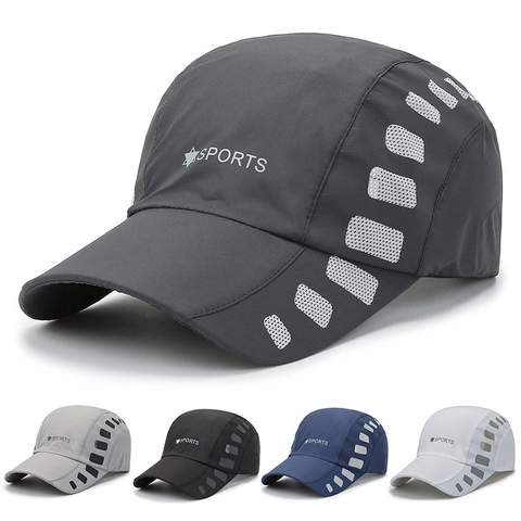 Sport Honkbalpet Polyester Sneldrogend Ademend Mesh Zonbescherming Heren Outdoor Hardlooppet Lichtgewicht