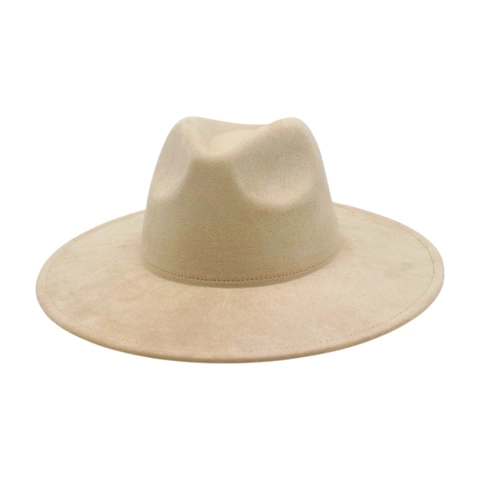 Sombrero Fedora Vintage Gamuza Ala Ancha Color Sólido Estilo Hepburn Otoño Invierno Jazz Sombrero Para Mujer