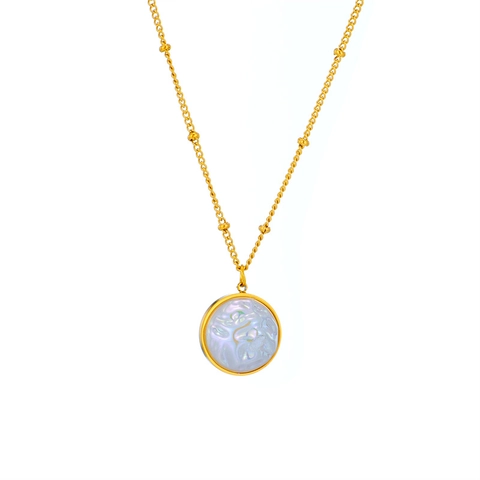 Barok Onregelmatige Kunstparel Hanger Titanium Staal Ketting En Oorbellen Sieraden Verguld Vintage Luxe Vrouwen