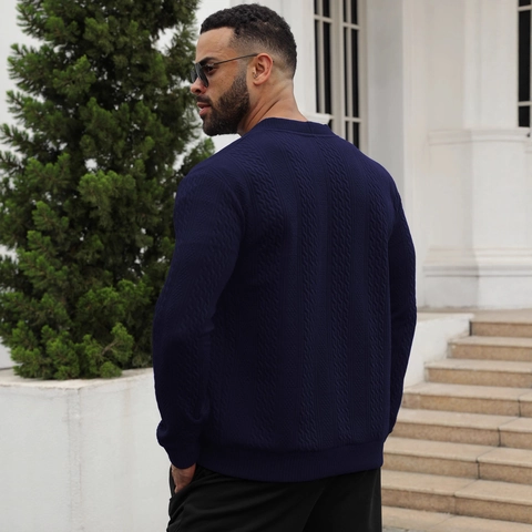 Men Knit Cardigan Sweater Polyester Elastane Long Sleeve Button Up V Neck Jacquard Pattern Slim Fit Casual Fashion Warm
