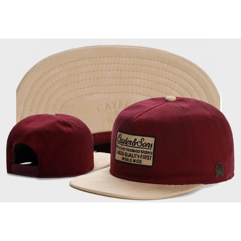 Unisex Hip-Hop Retro Letter Color Block Flat Eaves Sun Hat
