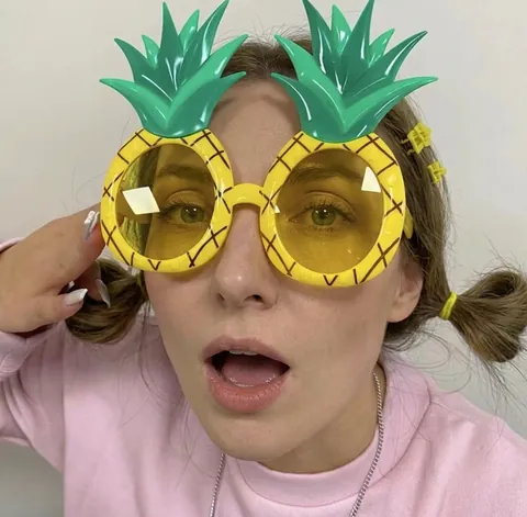 Funny Party Glasses Novelty Tropical Fruit Shaped Sunglasses Plastic Hawaiian Luau Beach Vacation Birthday Costume Props