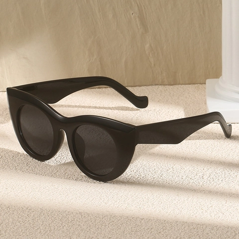 Gafas De Sol Cat Eye PC Protección UV400 Oversized Vintage Y2K Moda Para Mujeres Hombres