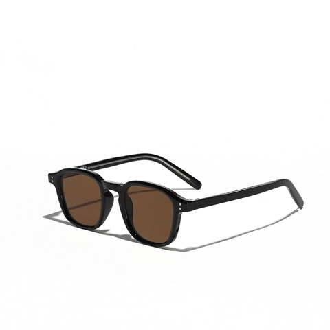 Lunettes De Soleil Carrées Rétro Protection UV400 Monture En Métal TR90 Lunettes Tendances Pour Hommes Et Femmes