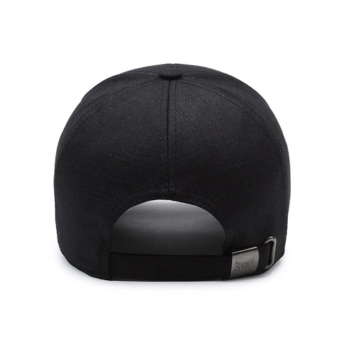 Cappello Da Baseball Uomo Cotone Twill Protezione Solare Esterno Pesca Sport Con Distintivo In Metallo Regolabile Visiera Curva