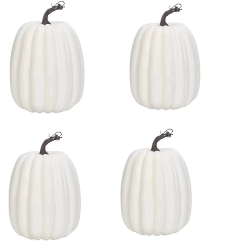 Artificial Pumpkin Ornaments Realistic Foam Faux Models Halloween Thanksgiving Harvest Christmas Table Decor Home Kitchen