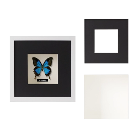 Wood Shadow Box Frame 3D Deep Display Case For Butterfly Specimen Dried Flowers DIY Desktop Wall Mount Home Decor