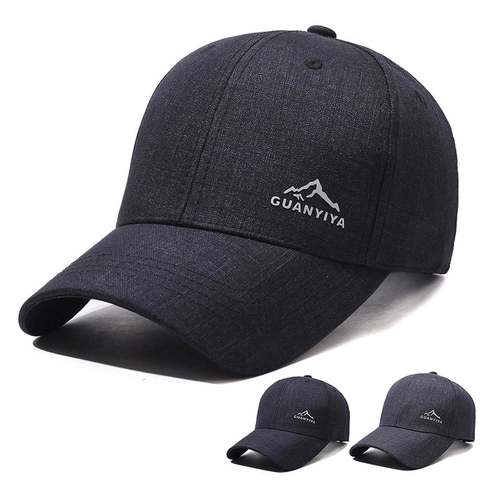 Mountain Logo Baseball Cap For Men Women Adjustable Metal Buckle Outdoor Sports Sun Hat Breathable Casual Trucker Hat