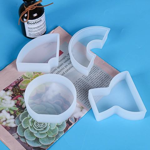 Set Di Stampi In Silicone Geometrici Per Candele Fai Da Te Sapone Artigianale Resina Resistente Al Calore Facile Rilascio