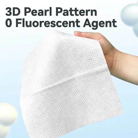 Pet Dishwashing Towels Disposable Non-woven Cleaning Cloth With Baking Soda Detergent Pearl Texture Dishcloth For Bowls Kitchen