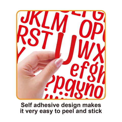 Vinyl Alphabet Number Stickers Waterproof Self Adhesive Letter Decals For Mailbox Crafts Scrapbooking DIY Decor