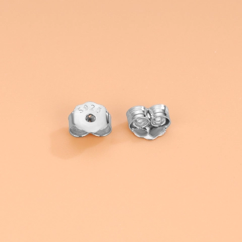 Cierres De Pendientes De Plata De Ley 925 Mariposa Tapones Para Hacer Joyas DIY Componentes De Repuesto Para Pernos