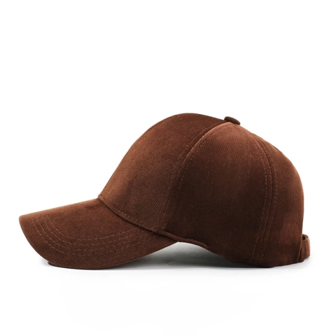 Corduroy Baseball Cap Solid Color Adjustable Outdoor Leisure Sun Shade Hat For Men And Women