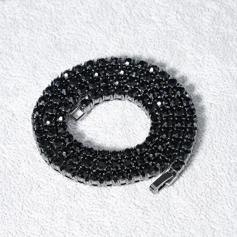 Tennis Ketting Ketting Legering Sprankelende Steentjes Hip Hop Stijl Voor Mannen En Vrouwen Mode-Sieraden